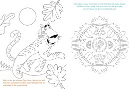 Der achtsame Tiger: Mein Malbuch 