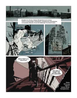 Innenansicht von „Der goldene Handschuh - Der Comic“