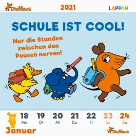 Der Kalender mit der Maus - Postkartenkalender 2021