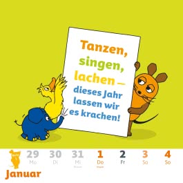 Der Kalender mit der Maus - Postkartenkalender 2026