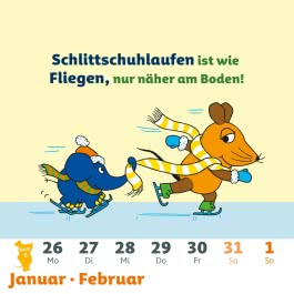 Der Kalender mit der Maus - Postkartenkalender 2026