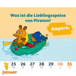Innenansicht von „Der Kalender mit der Maus - Postkartenkalender 2027“