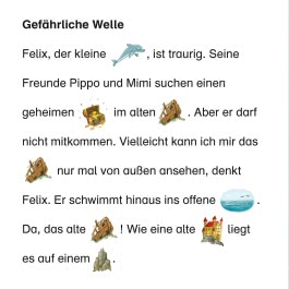 Maxi Pixi 469: Der kleine Delfin auf Schatzsuche