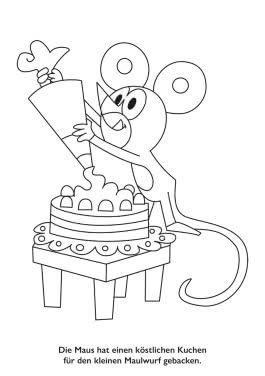 Innenansicht von „Der kleine Maulwurf: Mein farbenfroher Malspaß“