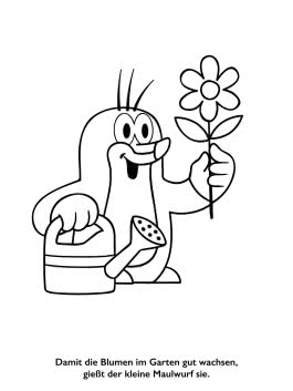 Der kleine Maulwurf: Mein Malbuch-Spaß