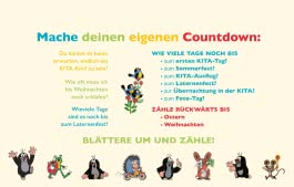 Innenansicht von „Der kleine Maulwurf Countdown für die Kita“