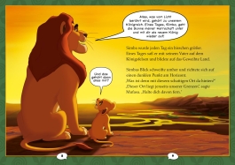 Innenansicht von „Der König der Löwen - Die Filmgeschichte mit Comics“
