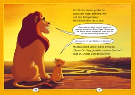 Innenansicht von „Der König der Löwen - Die Filmgeschichte mit Comics“
