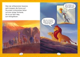 Innenansicht von „Der König der Löwen - Die Filmgeschichte mit Comics“
