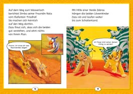 Innenansicht von „Der König der Löwen - Die Filmgeschichte mit Comics“