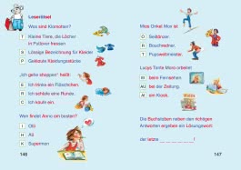 Innenansicht von „Die besten Silben-Geschichten zum Lesenlernen“