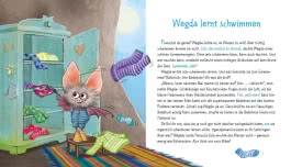 Die kleine Fledermaus Wegda: Wegda planscht los