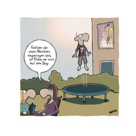 Die lieben Nachbarn - Ein Trostbuch: Cartoons zum Thema Nachbarn