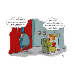 Die lieben Nachbarn - Ein Trostbuch: Cartoons zum Thema Nachbarn