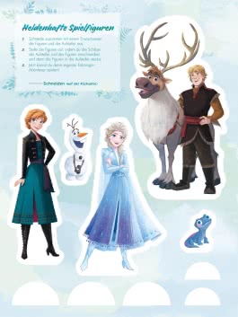 Innenansicht von „Disney Die Eiskönigin: Große Helden - Kleine Künstler: Mein Eiskönigin-Mitmachspaß“
