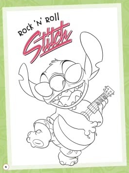 Innenansicht von „Disney Stitch: Mein kunterbuntes Spaßbuch“