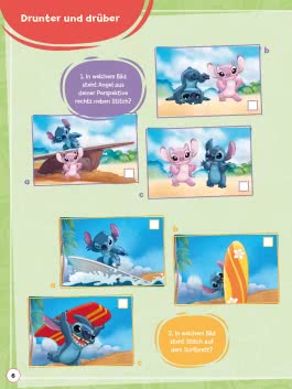 Innenansicht von „Disney Stitch: Mein kunterbuntes Spaßbuch“