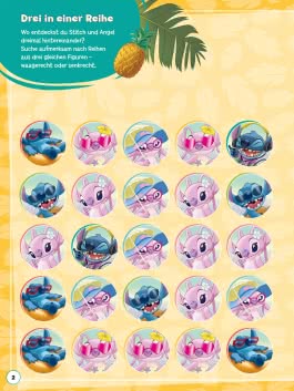 Innenansicht von „Disney Stitch: Mein kunterbuntes Spaßbuch“