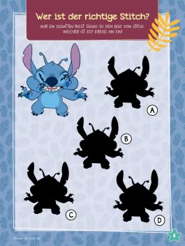 Innenansicht von „Stitch: Mein lustiges Stickerbuch“