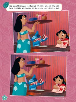 Innenansicht von „Stitch: Mein lustiges Stickerbuch“