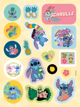 Innenansicht von „Stitch: Mein lustiges Stickerbuch“