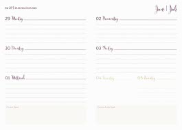 Innenansicht von „Eat Read Study Repeat 2027“