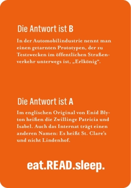 Innenansicht von „eat.READ.sleep - Das Kartenspiel“