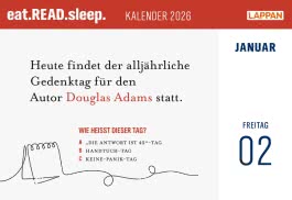 eat.READ.sleep Tageskalender 2026