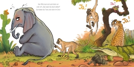 Innenansicht von „Elefant will durch die Wand“
