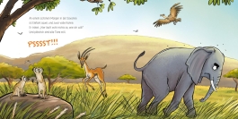 Innenansicht von „Elefant will durch die Wand“