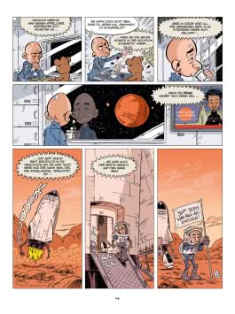 Innenansicht von „Elon und Jeff on Mars“