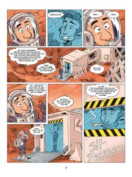 Innenansicht von „Elon & Jeff on Mars“