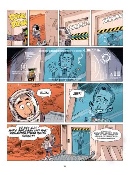Innenansicht von „Elon & Jeff on Mars“