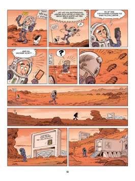 Innenansicht von „Elon & Jeff on Mars“