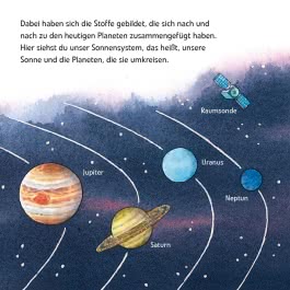 Innenansicht von „Entdecke den Weltraum“