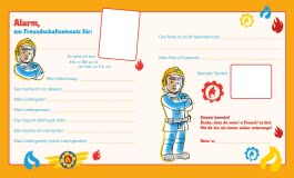 Innenansicht von „Feuerwehrmann Sam: Mein cooles Freundebuch“
