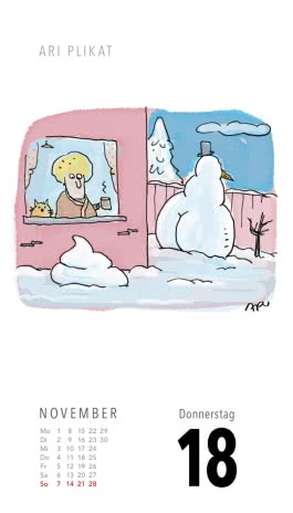 Innenansicht von „Fiese Bilder Cartoons für jeden Tag 2027: Tagesabreißkalender“