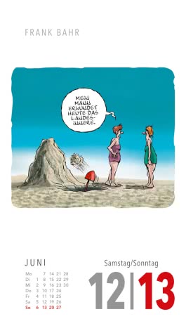 Innenansicht von „Fiese Bilder Cartoons für jeden Tag 2027: Tagesabreißkalender“