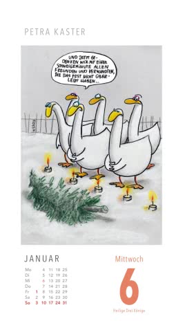 Innenansicht von „Fiese Bilder Cartoons für jeden Tag 2027: Tagesabreißkalender“