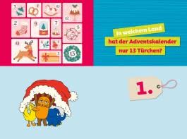 Innenansicht von „Frag doch mal ... die Maus: Der Adventskalender 2026“