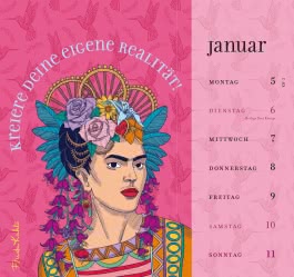 Frida Kahlo Postkartenkalender 2026