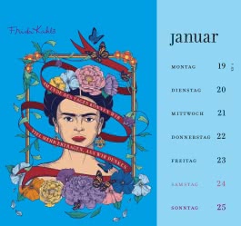 Frida Kahlo Postkartenkalender 2026