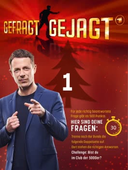 Gefragt Gejagt – Der Adventskalender zur beliebten Quizshow im Ersten 