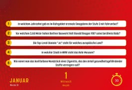 Gefragt Gejagt – Tagesabreißkalender 2025