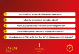 Gefragt Gejagt – Tagesabreißkalender 2026