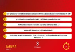 Gefragt Gejagt – Tageskalender 2024