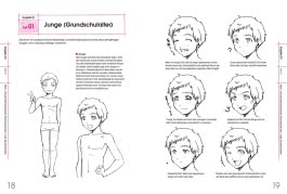 Manga-Zeichenstudio: Gesichter und Emotionen