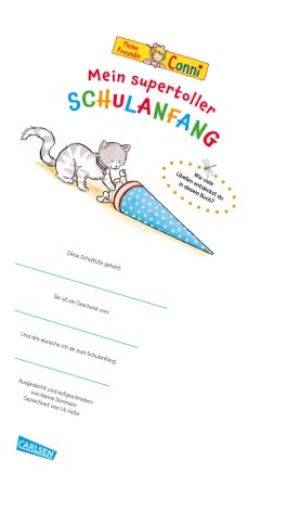 Conni Gelbe Reihe (Beschäftigungsbuch): Große Schultüte: Mein supertoller Schulanfang