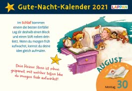 Gute-Nacht-Kalender 2021: Tageskalender für Kinder mit Geschichten und Einschlafritualen