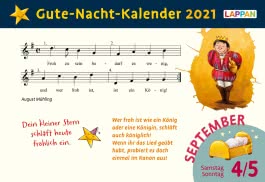 Gute-Nacht-Kalender 2021: Tageskalender für Kinder mit Geschichten und Einschlafritualen